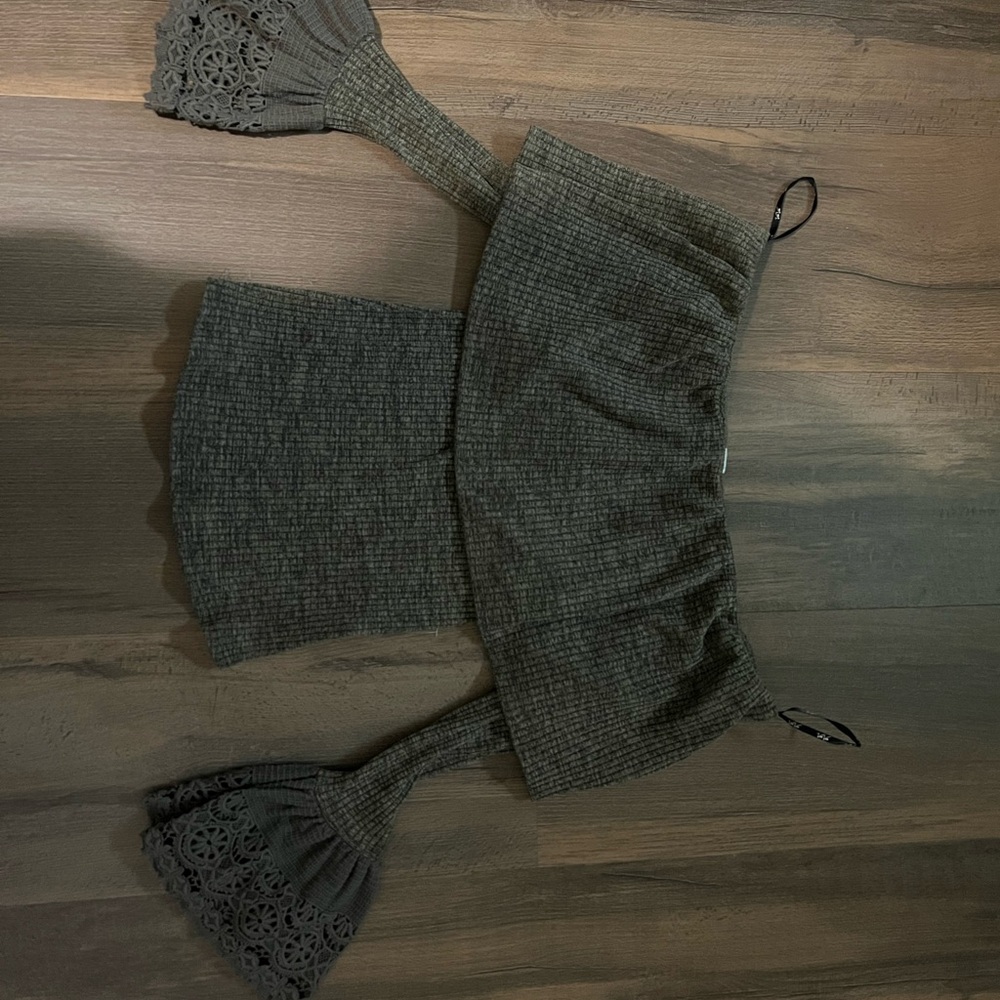 Off the shoulder sweater